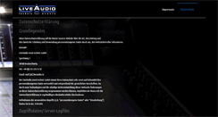 Desktop Screenshot of liveaudio.tv