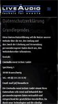 Mobile Screenshot of liveaudio.tv